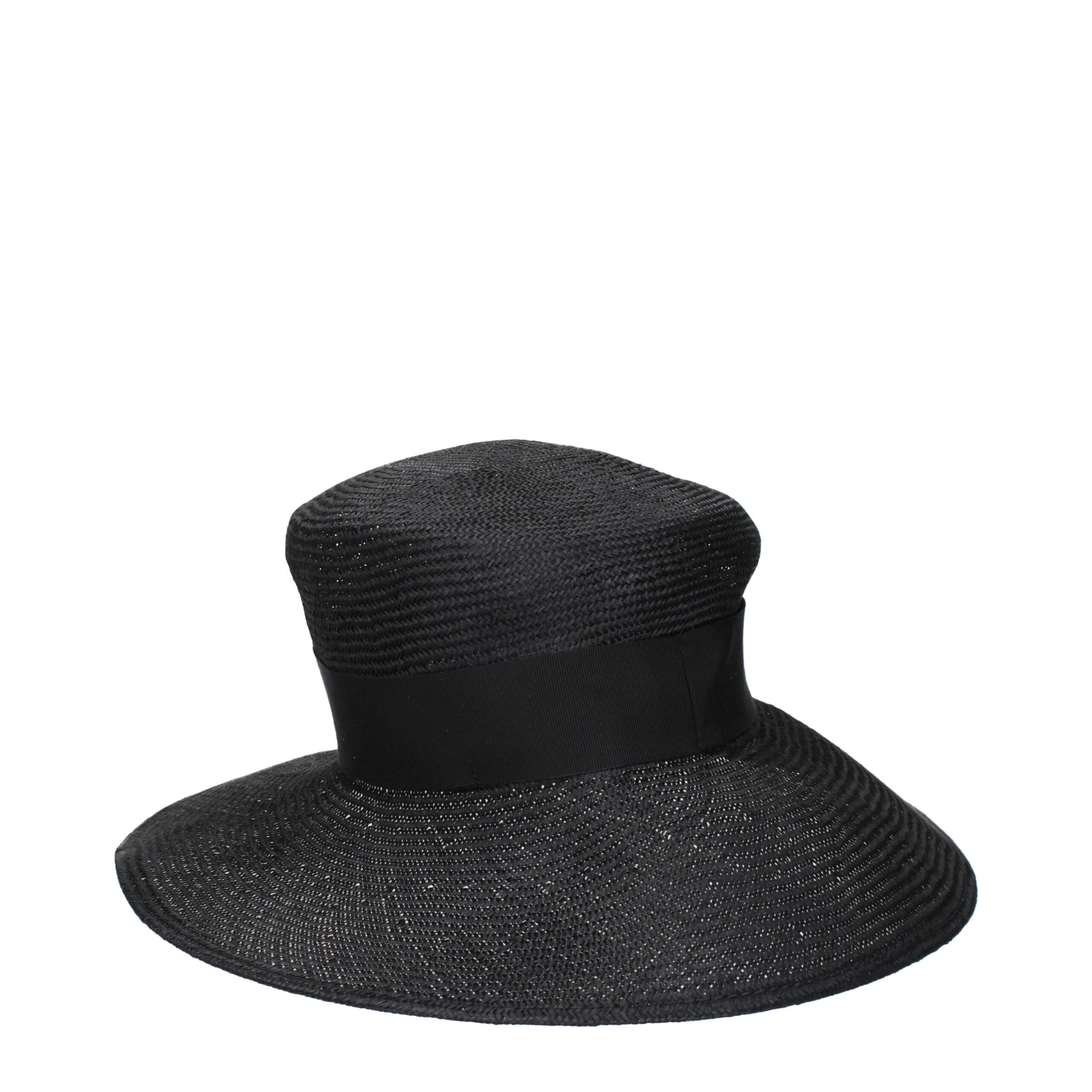 Max Mara Black Fibres Sunhats